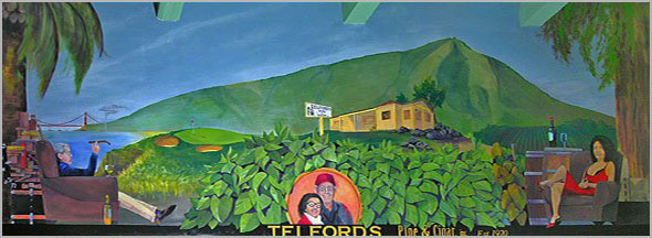 The Mural At Telford's Pipe & Cigar